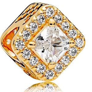 Retired Authentic Pandora Charm 14K Yellow Gold.